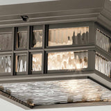ELSTEAD Lighting Beacon Square 2 Light Flush - Olde Bronze