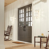 ELSTEAD Lighting Beacon Square 1 Light Medium Wall Lantern - White