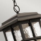 ELSTEAD Lighting Beacon Square 1 Light Chain Lantern - Olde Bronze