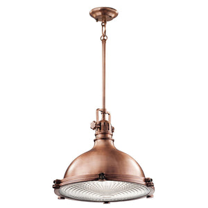 ELSTEAD Lighting Hatteras Bay 1 Light Extra Large Pendant - Antique Copper