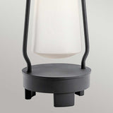 ELSTEAD Lighting Lyndon Portable Bluetooth Speaker Lantern - UK Plug - Textured Black