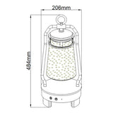 ELSTEAD Lighting Lyndon Portable Bluetooth Speaker Lantern - UK Plug - Textured Black