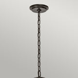 ELSTEAD Lighting Piper 6 Light Chandelier/Pendant - Espresso/Chrome