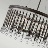 ELSTEAD Lighting Piper 6 Light Chandelier/Pendant - Espresso/Chrome