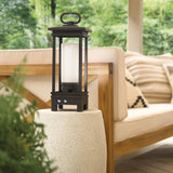 ELSTEAD Lighting South Hope Portable Bluetooth Speaker Lantern - UK Plug - Rubbed Bronze