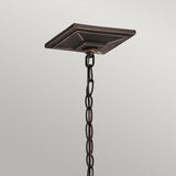 ELSTEAD Lighting South Hope 1 Light Small Chain Lantern - Rubbed Bronze