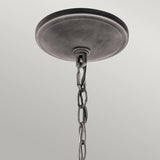 ELSTEAD Lighting Taulbee 6 Light Chandelier - Weathered Zinc