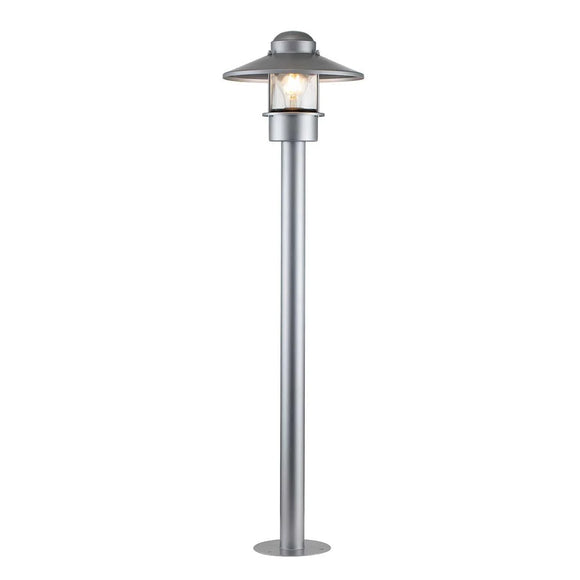 ELSTEAD Lighting Klampenborg 1 Light Bollard - Silver