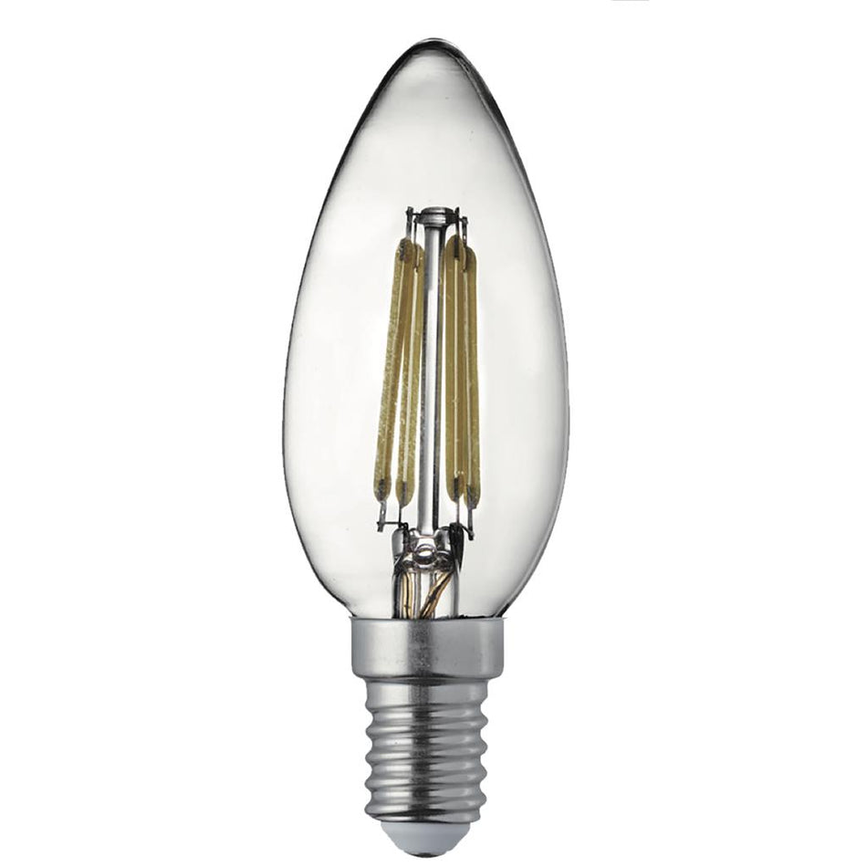 SEARCHLIGHT DIMMABLE E14 LED FILAMENT CANDLE LAMP - 6W, 540LM, W WHITE