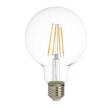 SEARCHLIGHT DIMMABLE LED FILAMENT GLOBE LAMP (95MM) CLEAR GLASS, E27 6W