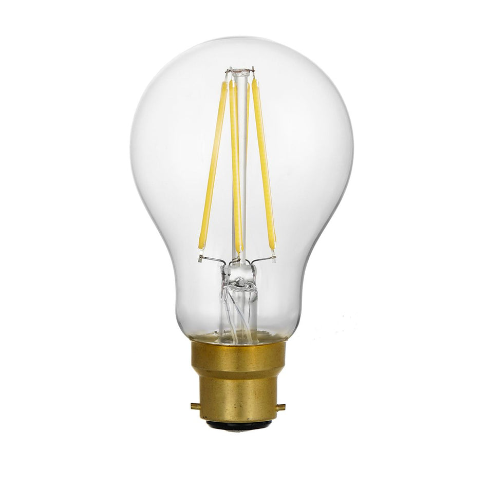 Classic LED B22 Lamp - Clear Glass