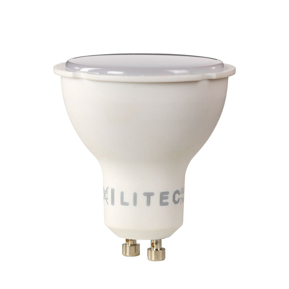 Litec GU10 LED Lamp - White Plastic