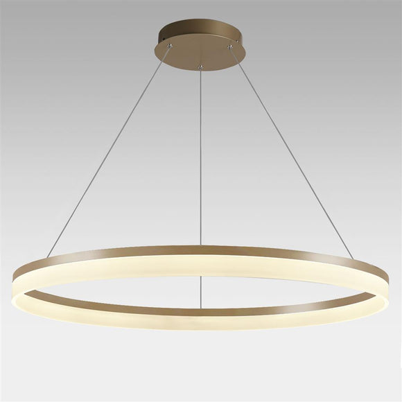 SEARCHLIGHT Ara 100 Pendant, 3000k-4000k switchable, TRIAC, Gold