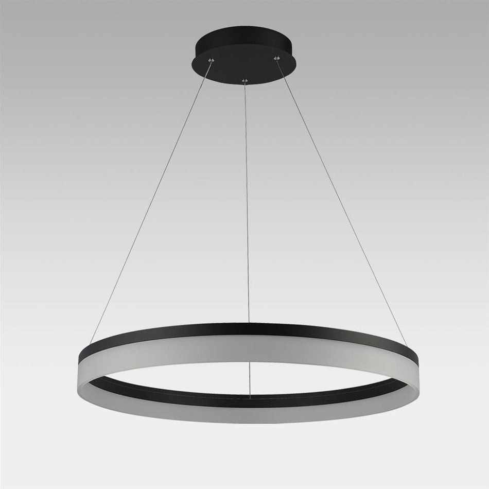 Ara 60 Pendant, 3000k-4000k switchable, TRIAC, Black