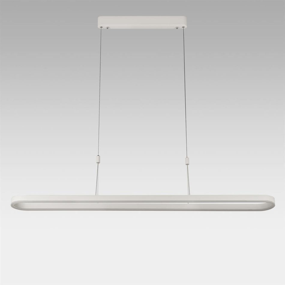 Clip Pendant, 1200mm, 40W 3000k, White, TRIAC