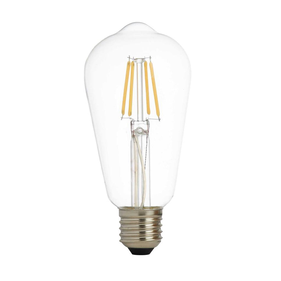SEARCHLIGHT PACK 5 DIMMABLE LED E27 FILAMENT SQUIRREL LAMP - CLEAR GLASS