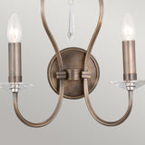 ELSTEAD Lighting Pimlico 2 Light Wall Light - Dark Bronze