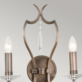 ELSTEAD Lighting Pimlico 2 Light Wall Light - Dark Bronze