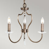 ELSTEAD Lighting Pimlico 3 Light Chandelier - Dark Bronze