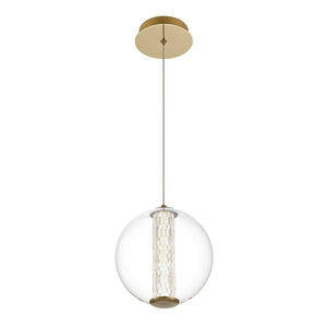 QUINTIESSE LIGHTING Atomo 1 Lt Adjustable Pendant - Gold