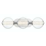 QUINTIESSE LIGHTING Atomo 3 Lt Wall Light - Polished Chrome
