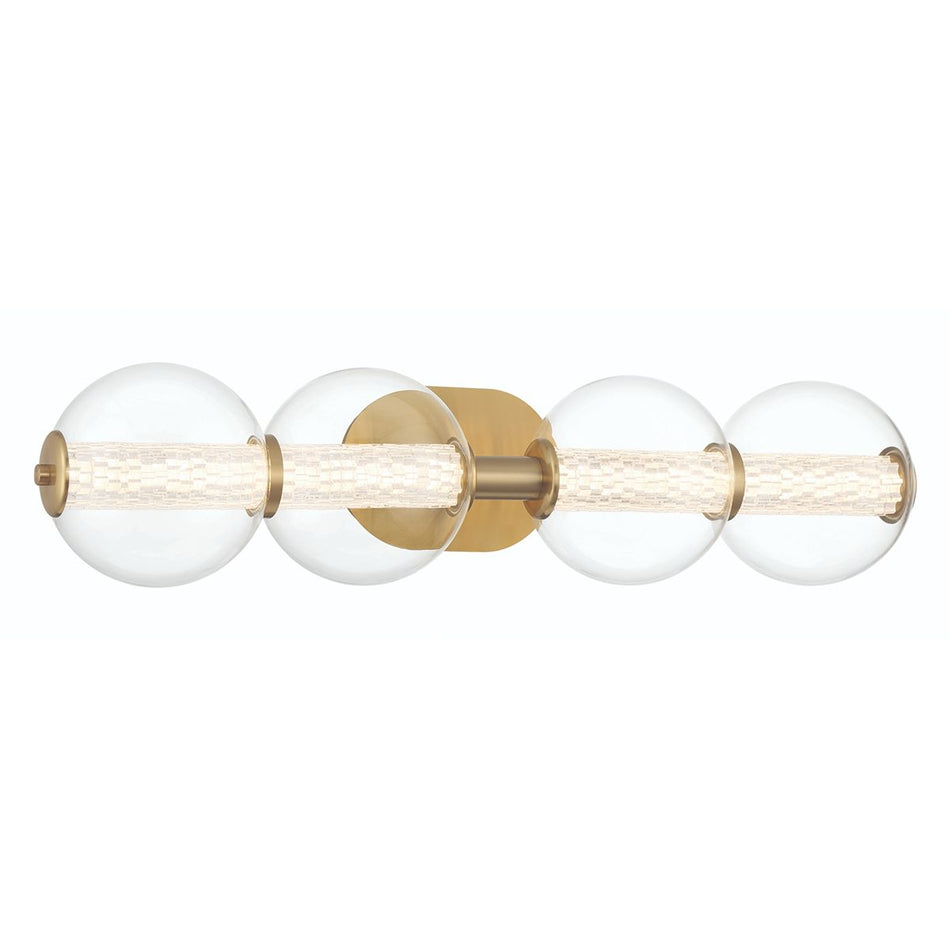 QUINTIESSE LIGHTING Atomo 4 Lt Wall Light - Gold