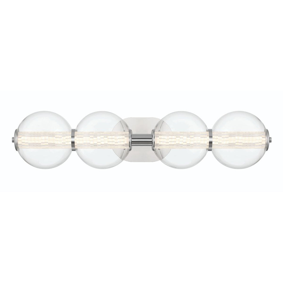 QUINTIESSE LIGHTING Atomo 4 Lt Wall Light - Polished Chrome