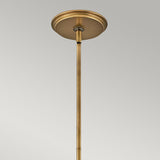 QUINTIESSE LIGHTING Echelon 4 lt Pendant - Heritage Brass