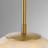 QUINTIESSE LIGHTING Kepler Alabaster Pendant Medium - Gold