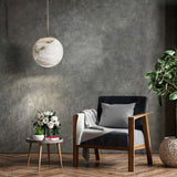 QUINTIESSE LIGHTING Kepler Alabaster Pendant Medium - Gold