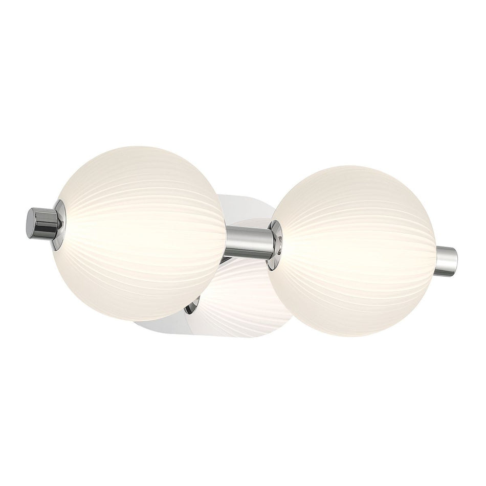 QUINTIESSE LIGHTING Palmas 2 Lt Wall Light - Polished Nickel