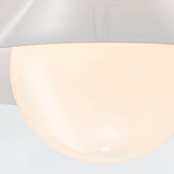 QUINTIESSE LIGHTING Saucer 1 lt Flush - Aged Brass