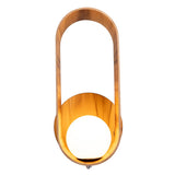 QUINTIESSE LIGHTING Sfera Wall Light - Teak Veneer