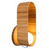 QUINTIESSE LIGHTING Sfera Wall Light - Teak Veneer