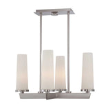 ELSTEAD Lighting Chelsea Loft 4 Light Chandelier - Brushed Nickel