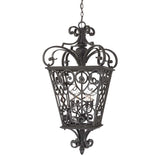 ELSTEAD Lighting Fort Quinn 4 Light Chain Lantern - Marcado Black