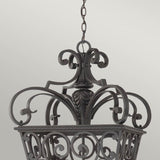 ELSTEAD Lighting Fort Quinn 4 Light Chain Lantern - Marcado Black