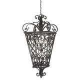 ELSTEAD Lighting Fort Quinn 8 Light Chain Lantern - Marcado Black