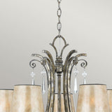 ELSTEAD Lighting Kendra 5 Light Chandelier - Mottled Silver