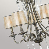 ELSTEAD Lighting Kendra 5 Light Chandelier - Mottled Silver