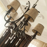 ELSTEAD Lighting Kendra 5 Light Chandelier - Mottled Silver