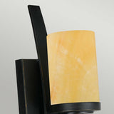 ELSTEAD Lighting Kyle 1 Light Wall Light - Imperial Bronze with Onyx Shade