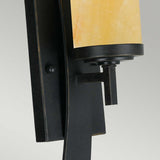 ELSTEAD Lighting Kyle 1 Light Wall Light - Imperial Bronze with Onyx Shade