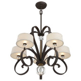 ELSTEAD Lighting Madison Manor 5 Light Chandelier - Western Bronze