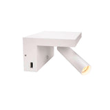 SLV KARPO Bedside LED Indoor surface-mounted wall light, white, 3000 K