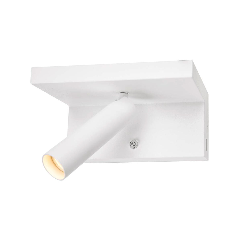 KARPO Bedside LED Indoor surface-mounted wall light, white, 3000 K