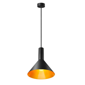 SLV PHELIA 275 E27 Indoor pendant, black/gold
