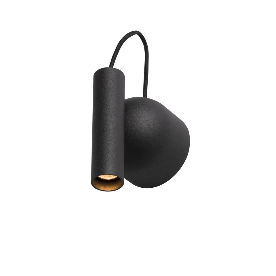 KARPO MAGN WL Indoor LED wall-mounted light black 3000 K
