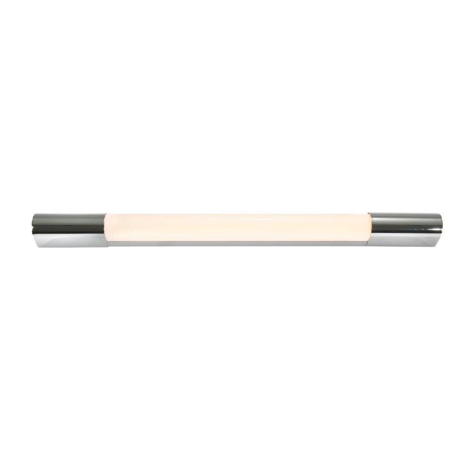 SLV TRUKKO 60 wall light, LED, 3000 K, chrome/white, H 60 cm, incl. LED driver