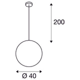 SLV ROTOBALL 40 pendant